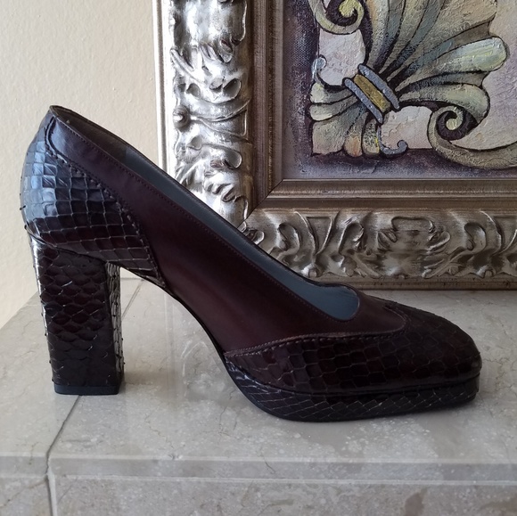 NWT Rodolphe Menudier Vero Cuoio Heels - Picture 4 of 11